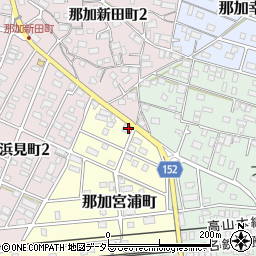 岐阜県各務原市那加宮浦町12周辺の地図