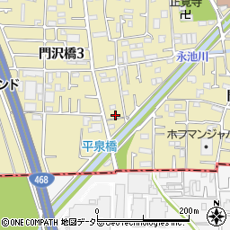 神奈川県海老名市門沢橋4丁目18-17周辺の地図