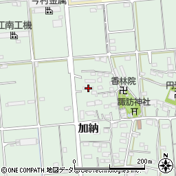 岐阜県安八郡神戸町加納260周辺の地図