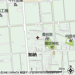 岐阜県安八郡神戸町加納258周辺の地図