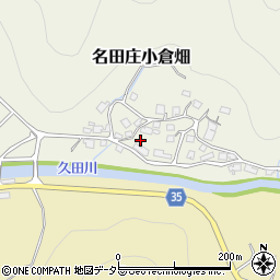福井県大飯郡おおい町名田庄小倉畑周辺の地図