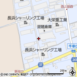 琵琶倉庫インター第二営業所周辺の地図