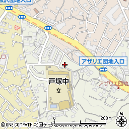 神奈川県横浜市戸塚区戸塚町4544-7周辺の地図