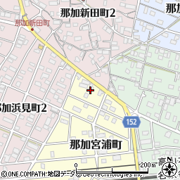岐阜県各務原市那加宮浦町7周辺の地図