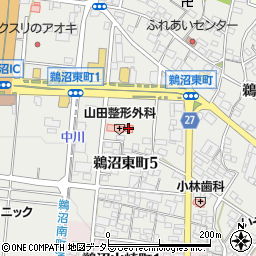 山田記念クリニック周辺の地図