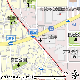 神奈川県厚木市長沼410周辺の地図