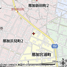 岐阜県各務原市那加宮浦町3周辺の地図