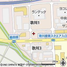 神奈川県伊勢原市歌川周辺の地図