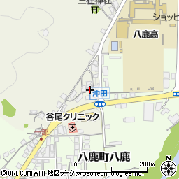 兵庫県養父市八鹿町九鹿58-7周辺の地図