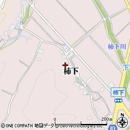 岐阜県可児市柿下389周辺の地図