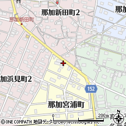 岐阜県各務原市那加宮浦町6周辺の地図