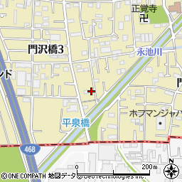 神奈川県海老名市門沢橋4丁目18-12周辺の地図