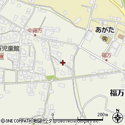 鳥取県米子市福万周辺の地図