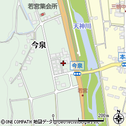 鳥取県東伯郡三朝町今泉1071周辺の地図