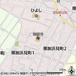 瑞眼寺周辺の地図