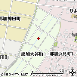 岐阜県各務原市那加大谷町周辺の地図