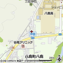兵庫県養父市八鹿町九鹿58-11周辺の地図
