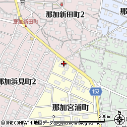 岐阜県各務原市那加宮浦町5周辺の地図