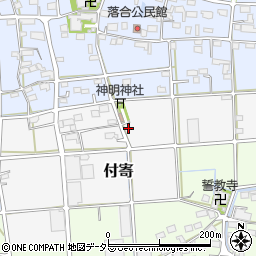 岐阜県安八郡神戸町付寄周辺の地図