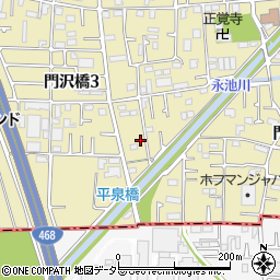 神奈川県海老名市門沢橋4丁目18-11周辺の地図