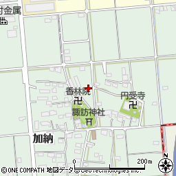 岐阜県安八郡神戸町加納191周辺の地図