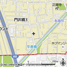 神奈川県海老名市門沢橋4丁目18-26周辺の地図