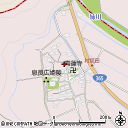 滋賀県米原市村居田375周辺の地図