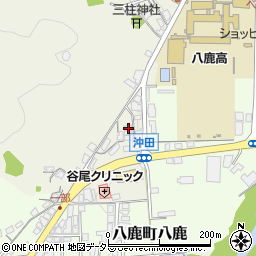 兵庫県養父市八鹿町九鹿58-5周辺の地図