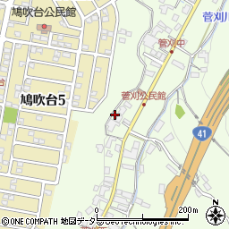 岐阜県可児市菅刈605周辺の地図