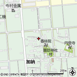 岐阜県安八郡神戸町加納257周辺の地図