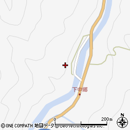 長野県飯田市上村中郷442周辺の地図