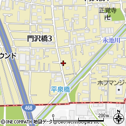 神奈川県海老名市門沢橋4丁目18-27周辺の地図