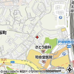 神奈川県横浜市戸塚区戸塚町4920周辺の地図
