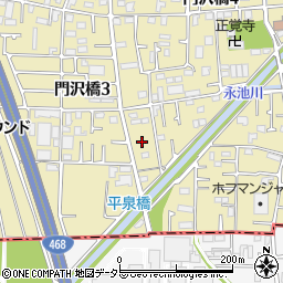 神奈川県海老名市門沢橋4丁目18-28周辺の地図