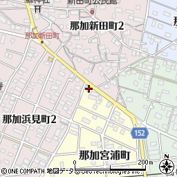 岐阜県各務原市那加宮浦町1周辺の地図