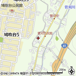 岐阜県可児市菅刈607周辺の地図