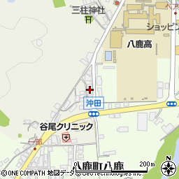 兵庫県養父市八鹿町九鹿58-10周辺の地図