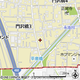 神奈川県海老名市門沢橋4丁目18-29周辺の地図