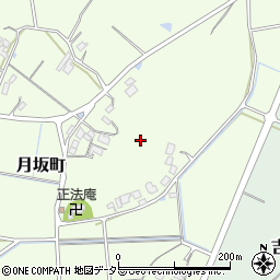 島根県安来市月坂町周辺の地図