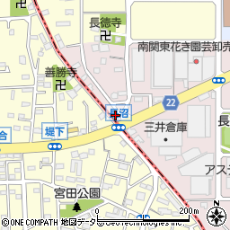 神奈川県厚木市長沼408周辺の地図
