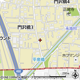 神奈川県海老名市門沢橋4丁目18-31周辺の地図