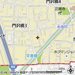 神奈川県海老名市門沢橋4丁目18-8周辺の地図