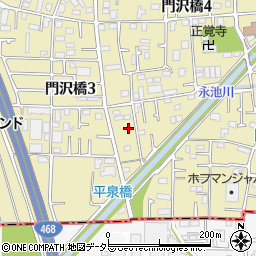 神奈川県海老名市門沢橋4丁目18-7周辺の地図