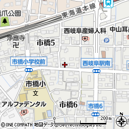 株式会社大増コンサルタンツ岐阜支店周辺の地図