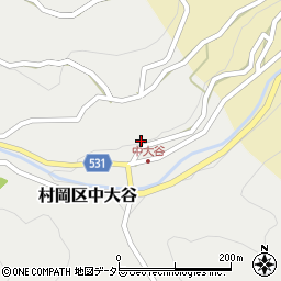 兵庫県美方郡香美町村岡区中大谷125周辺の地図