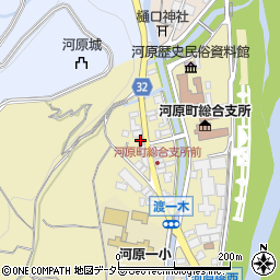 鳥取県鳥取市河原町渡一木232-2周辺の地図