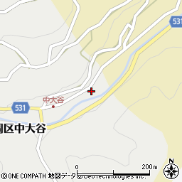 兵庫県美方郡香美町村岡区中大谷16周辺の地図