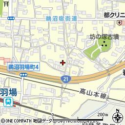 岐阜県各務原市鵜沼羽場町4丁目101周辺の地図