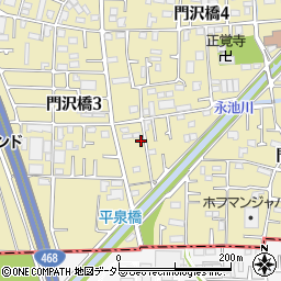 神奈川県海老名市門沢橋4丁目18-5周辺の地図