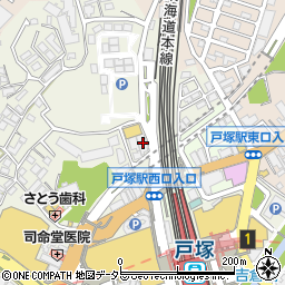 神奈川県横浜市戸塚区戸塚町6005-1周辺の地図